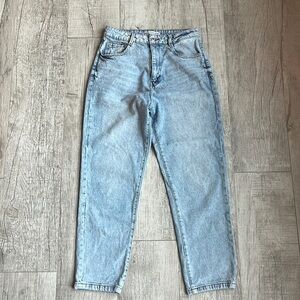 Zara Women Jeans Size: 8 Color: White Wash